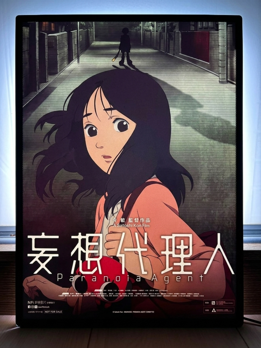 電影：金敏 重映系列 （藍色恐懼、千年女優、妄想代理人、東京教父） 五張海報