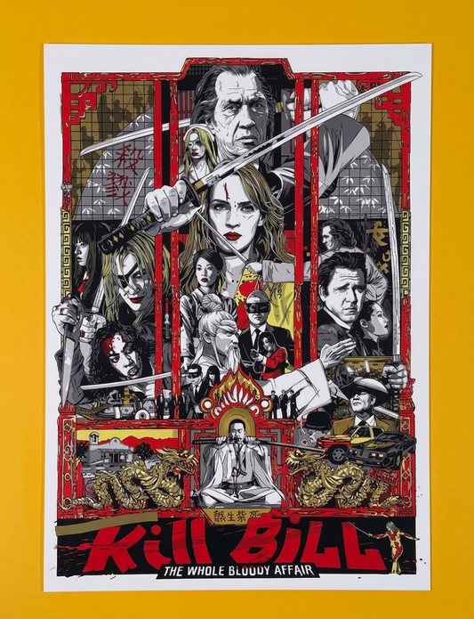 【預訂】電影：Kill Bill A3插畫限定海報