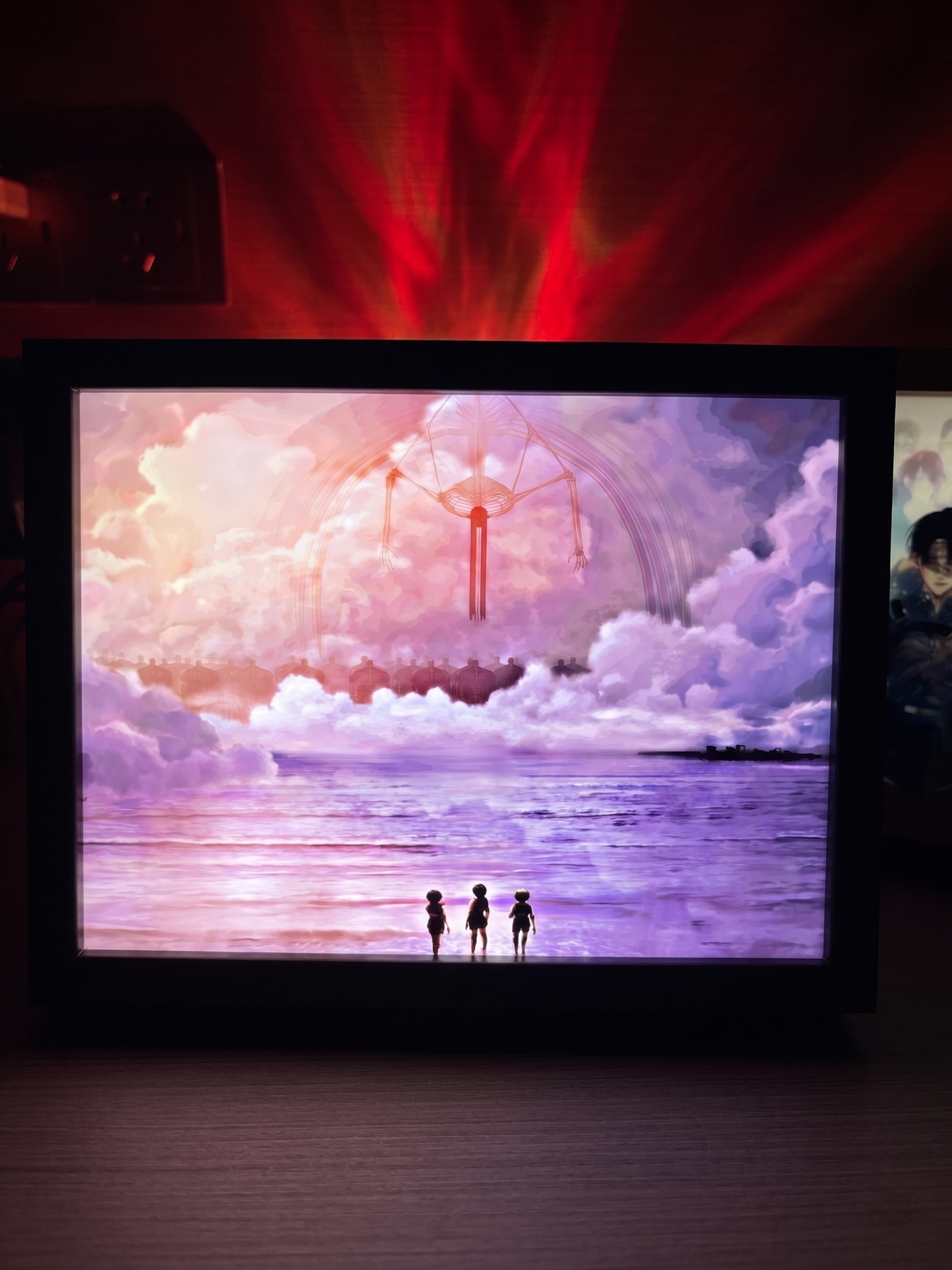 Attack on Titan Anime Light Box Series – LED Light Painting Frames & Wall Art