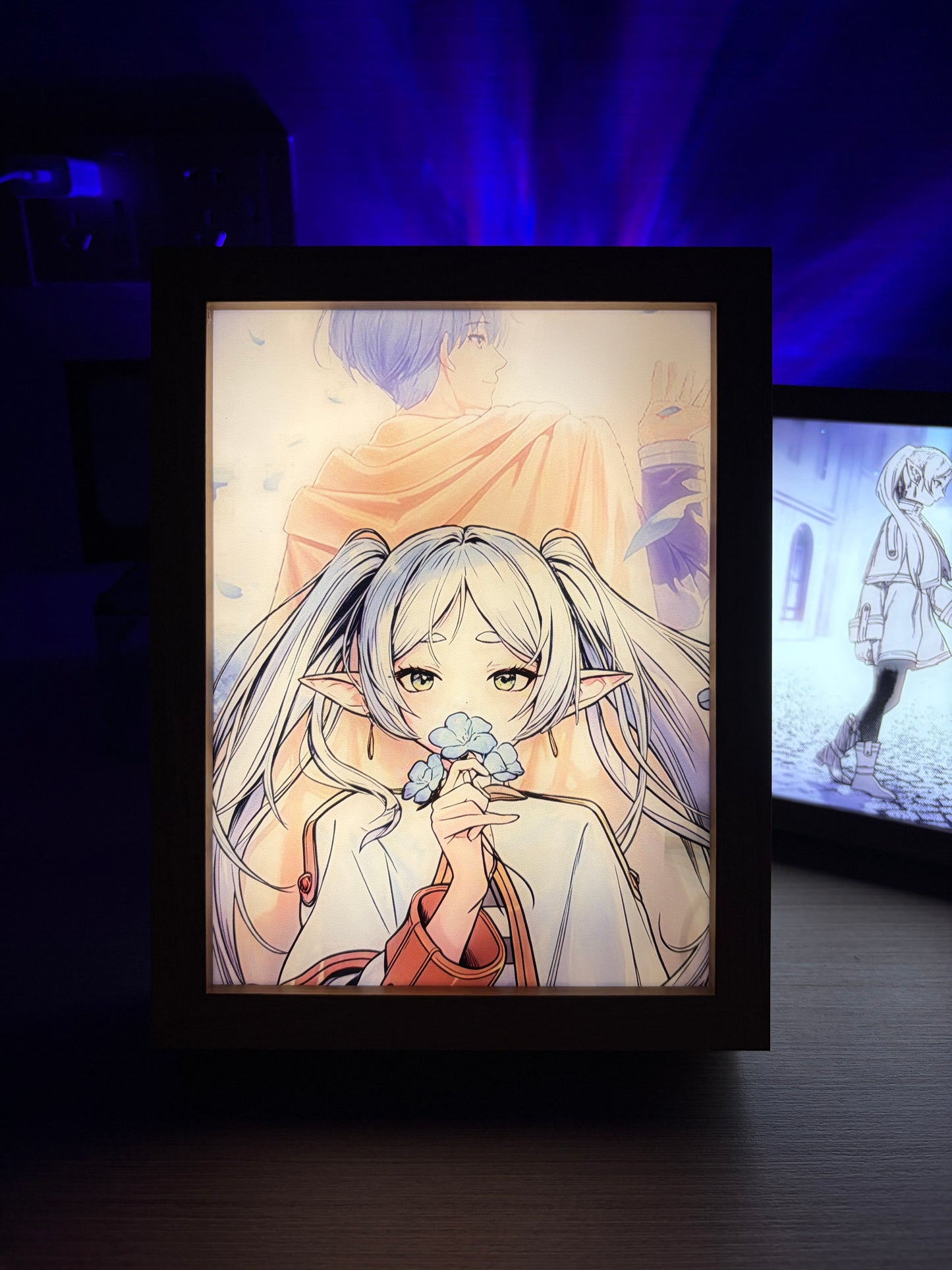FRIEREN: Beyond Journey's End Anime Light Box Series – LED Light Painting Frames & Wall Art