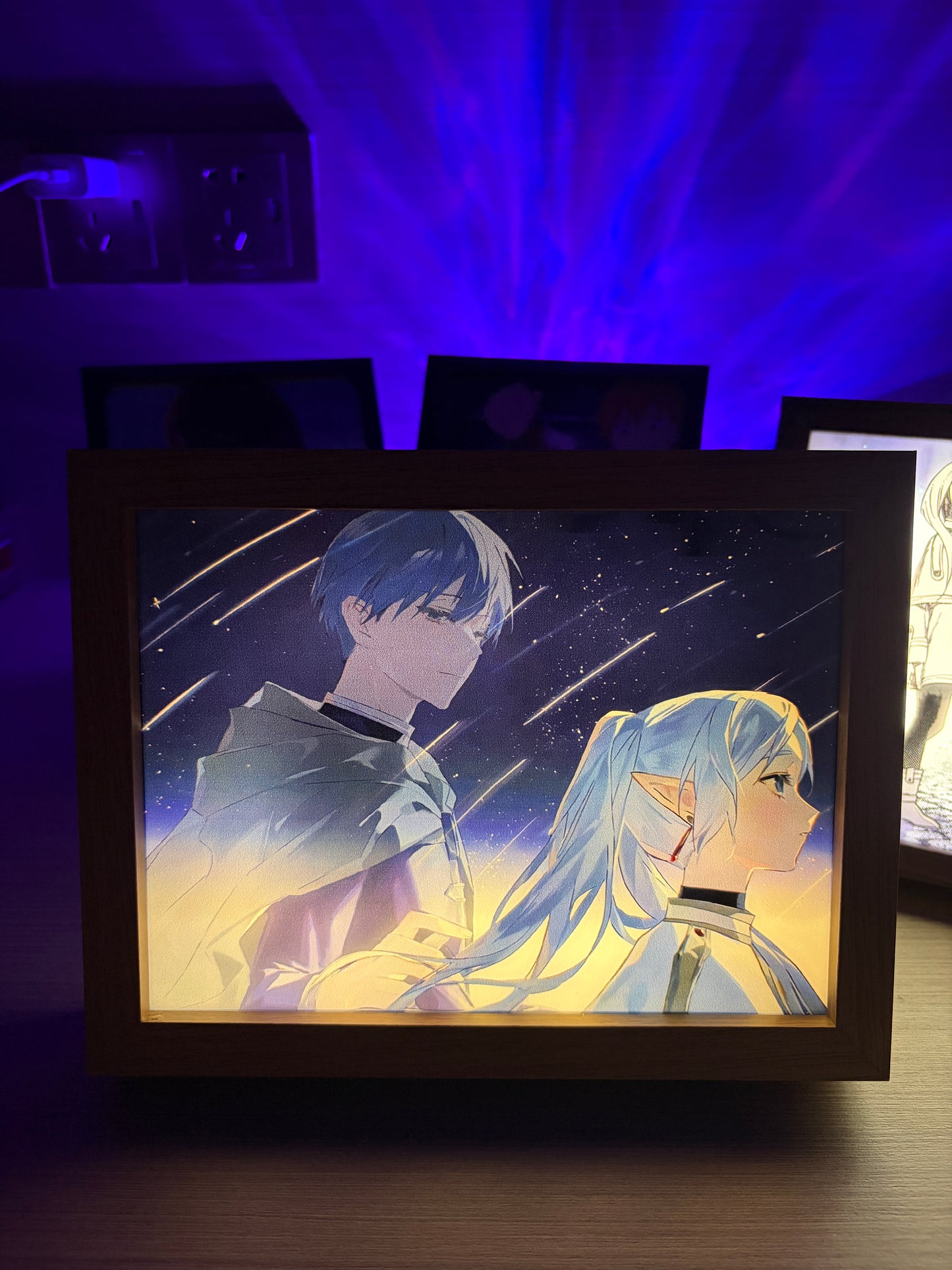 FRIEREN: Beyond Journey's End Anime Light Box Series – LED Light Painting Frames & Wall Art